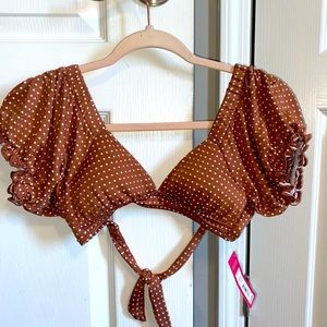 Target copper swimsuit top